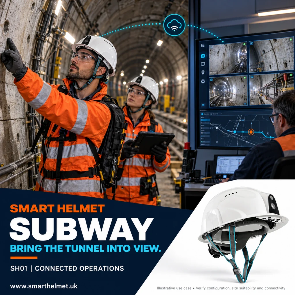 Demiryolu ve Metro alanında akıllı baret uygulaması